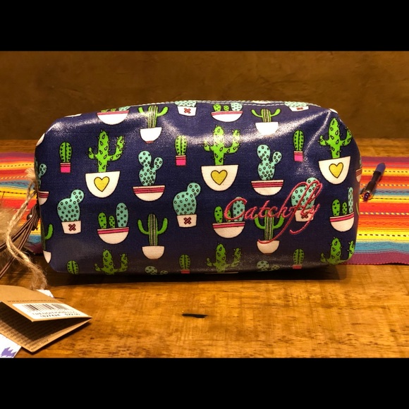 [ Brand New ] Cactus Cosmetic Bag - Picture 1 of 1